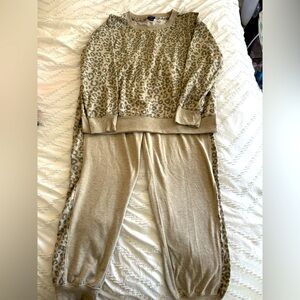 Leopard Print Lounge Set